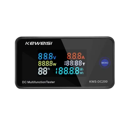 Digitaalne 7-funktsiooniline DC-mõõtur 0...200VDC 0...50ADC