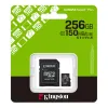 Карта памяти 256GB Micro SD Kingston Canvas Select Plus Gen3