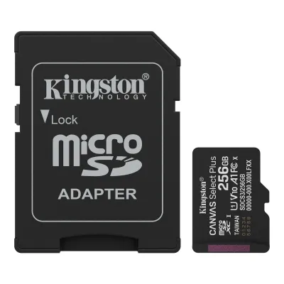 Карта памяти 256GB Micro SD Kingston Canvas Select Plus Gen3