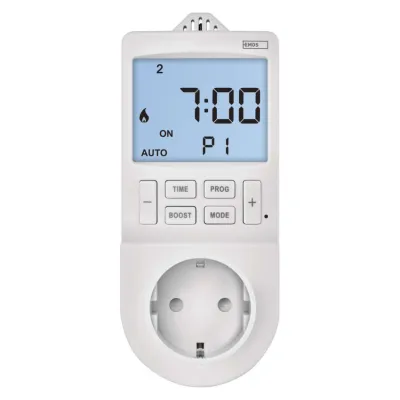 Pistik termostaat 16A 3680W WiFi GoSmart Tuya valge