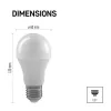 LED Bulb Classic A60/ E27 / 10,5 W (75 W) / 1 060 lm / warm white / step-dimming, EMOS