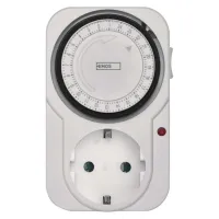 Mechanical 24-hour timer, 15-min switching 3680W