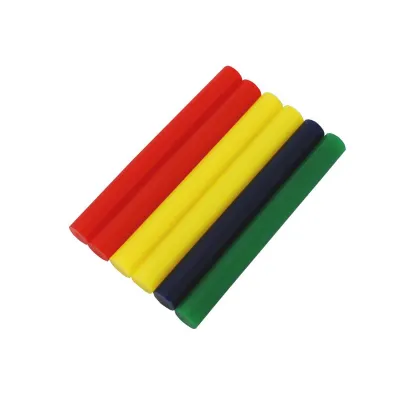 Klej termotopliwy do pistoletu na gorąco 100mm x 11mm wkłady kolorowe 6szt