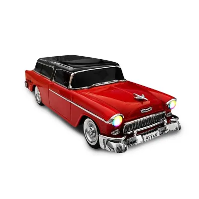 Bluetooth speaker retro car with battery red WS-1955 FM radio BT USB 1500mAh