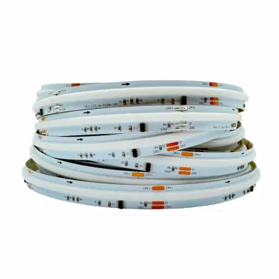 LED lint COB RGB+NW SPI 24V 20W/m 5m IP20 10mm 784l/m