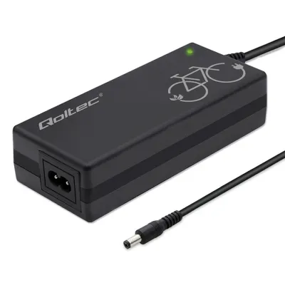 Qoltec Charger e-bike, electric scooter 36V, 42V, 2A, 5.5*2.1, +power cable