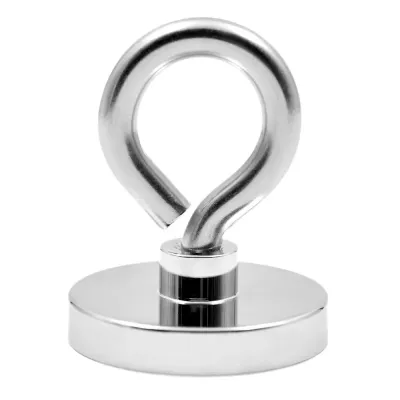 Magnet d=50mm N38 M8 riputusaasaga 75kg KRIIBITUD