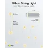20 LED Silver Wire Fairy Lights "Stars"