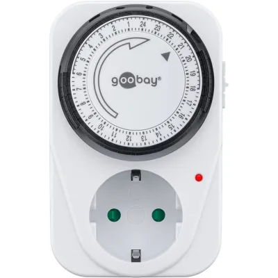 24-h mehhaaniline taimer 15min lülitus 16A 3500W IP20