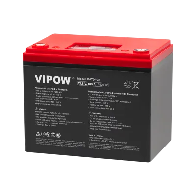VIPOW BAT0499 Rechargeable LiFePO4 Battery with Bluetooth