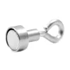 Neodymium pot magnet Ø 10 mm with eyelet, M3 thread