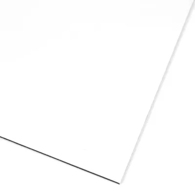Coloured magnetic sheet, white