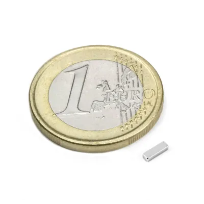 Block magnet 5 x 1,5 x 1 mm, holds approx. 140 g