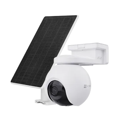 EZVIZ EB8 8MP akuga väli pöördkaamera 4G+W koos 8W paneeliga