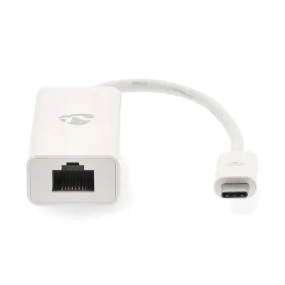 USB-C RJ45 gigabit võrguadapter USB 3.2 gen1, 20cm, Valge