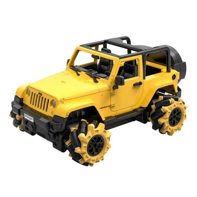 Puldiauto 1:16 Drift Jeep kollane