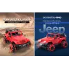 Puldiauto 1:16 Drift Jeep kollane