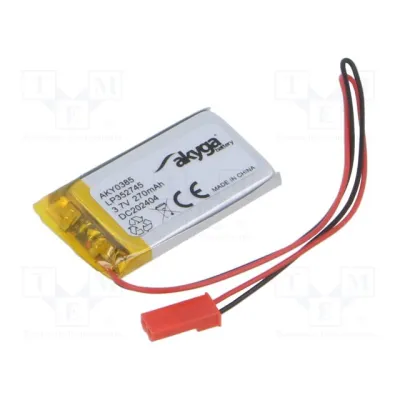 Lithium-polymer accumulator 3.7V 270mAh