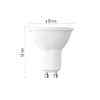 LED lamp GU10 230VAC 3W 345lm soe valge 3000K Classic