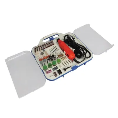 Набор мини-дрели в кейсе 162 предмета 230VAC 135Вт