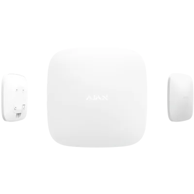 AJAX Hub Plus (2xGSM + Ethernet+Wifi) Valge