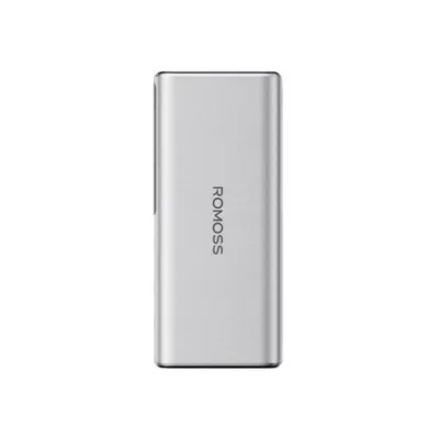 Akupank 20000mAh 100W/130W USB-A/C QC3.0 PD hõbedane