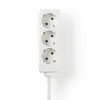Power Strip, 3-Way, 1.5 m, White