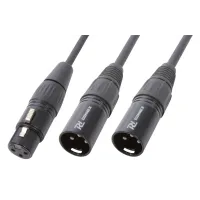 CX140 Kaabli jagaja XLR3F-2*XLR3M