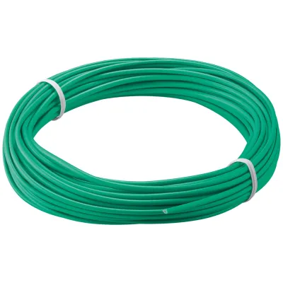 Insulated Copper Wire PVC 26AWG 0.14mm2, 10 m, Green