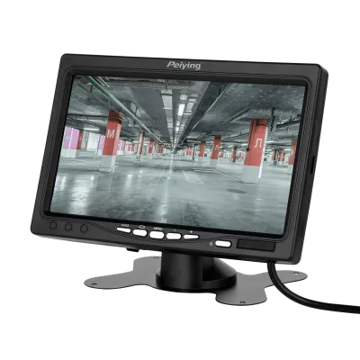 Monitor 7" 480*800 RGB 16:9 12-32V, RCA, pult