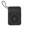 Внешний аккумулятор 10000mAh 22.5W QI магнит USB-C USB-A черный
