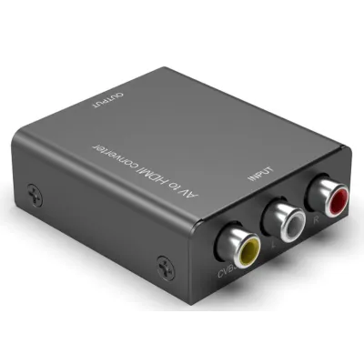 AV to HDMI Mini Converter with Scaler
