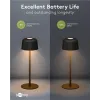 Wireless LED Table Lamp, Size S, 25 cm, black