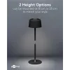 Wireless LED Table Lamp, Size S, 25 cm, black