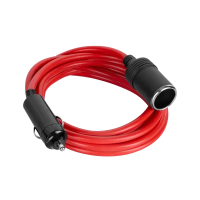 Auto sigaretisüütaja pikendusjuhe 5m 120W punane