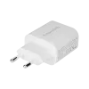 USB charger with USB-C port, PD 18W, white