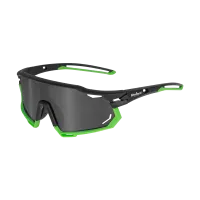 Sports sunglasses polaroid UV400 black/green bag and box