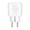 Kruger&Matz Tuya WiFi Nutipistik valge, Energia monitor 16A