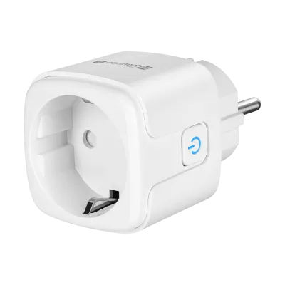 Kruger&Matz Tuya WiFi Nutipistik valge, Energia monitor 16A