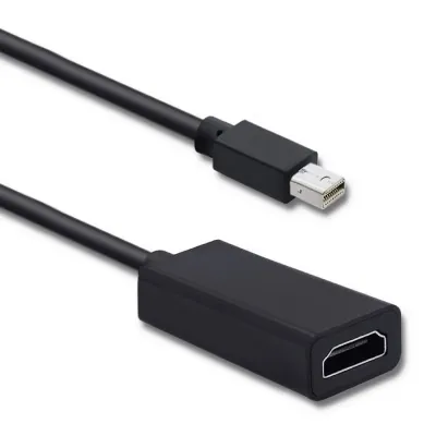 Mini DisplayPort v1.1 pistik -> HDMI pesa üleminek 4K 0.2m