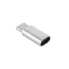 USB-C 3.1 pistik - USB 2.0 B Micro pesa üleminek hõbedane