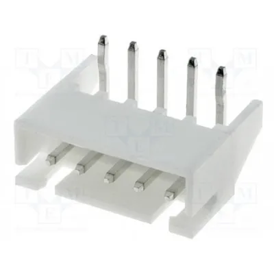 5-pin mini 2.5mm nurgaga pistik plaadile, valge