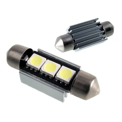 LED lamp C5W Festoon 36mm 12V 0.65W 45lm valge 6500K Canbus
