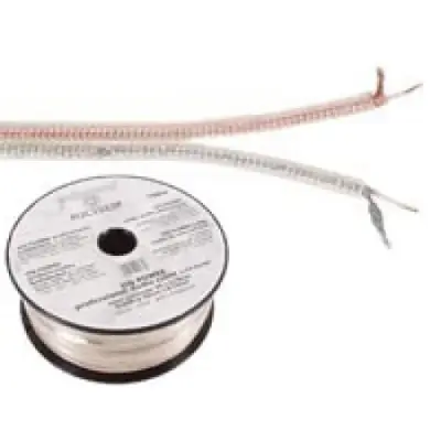 Varjestusega helikaabel 2*0.25mm läbipaistev