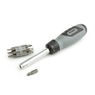 Kruvikute komplekt 12tk kõristiga +,-,torx
