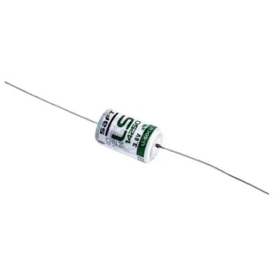 Battery 3.6V 1/2AA 1200mAh lithium solder pins