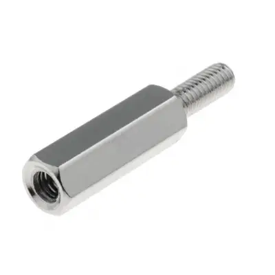 Screwed spacer sleeve; 20mm; Int.thread: M3; Ext.thread: M3
