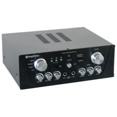 Karaoke võimendi SkyTronic 2*50W FM/MP3/SD/USB must