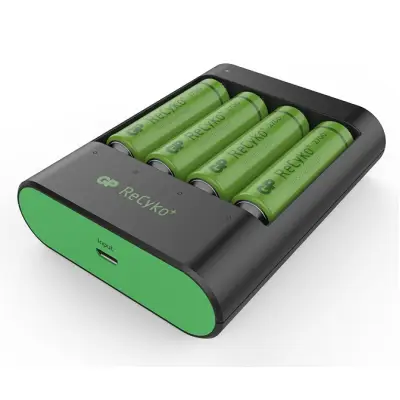 Akulaadija U421+4*AA 2600mAh Rcyko, 2-5h 1-4 akut
