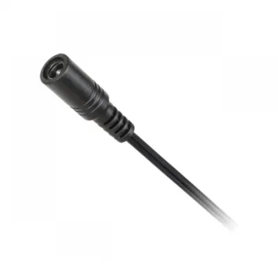 2.5/5.5mm DC pesa 1.5m musta kaabliga